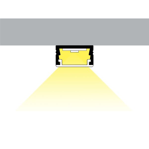 Möbelprofil 13mm Serie Eco Plus LED Einbauprofil