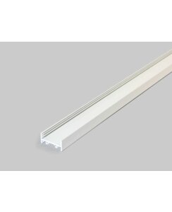 3 Meter LED Alu Profil Aufbau breit 01 weiß lackiert 30mm Serie Varia