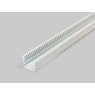 3 Meter LED Alu Profil Einbau breit 07 weiß lackiert 30mm Serie Varia