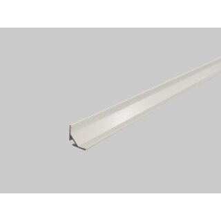 2 Meter LED Aluleiste Corner 45 Grad 11mm Serie Eco Plus weiß