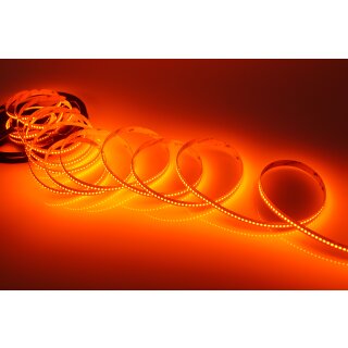 5 Meter LED Streifen 24V Amber Orange 20W & 240 LEDs/M IP20