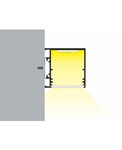 3 Meter LED Alu Profil Aufbau breit 03 weiß lackiert 30mm Serie Varia