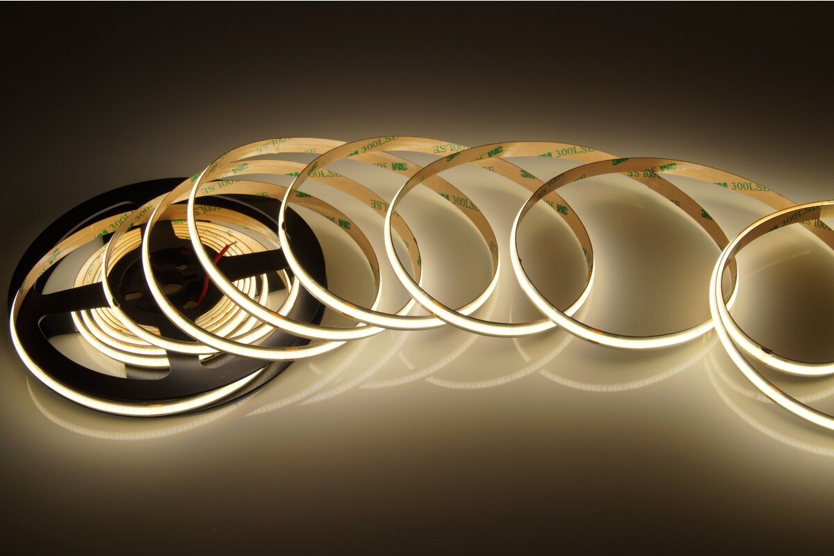 Premium COB LED Streifen Neutralweiß – 1m, IP20, Flexibel, Homogenes Lichtband, 24V, Einfach Zu Montieren