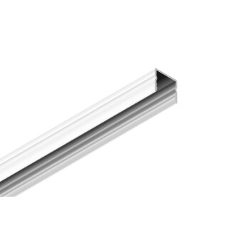 3 Meter LED Aluleiste Aufputz weiß 12mm Serie AVA