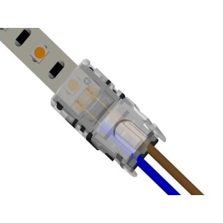 Hippo Verbinder Band auf Kabel für 8mm LED Streifen 2 Pol