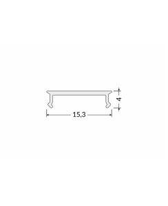 4 Meter Abdeckung (Typ C3) Opal Klickabdeckung Serie ECO